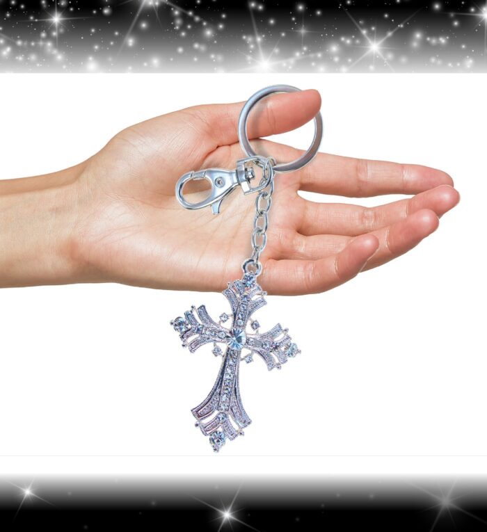 Fleur De Lis Cross - Sparkling Charms - Image 4