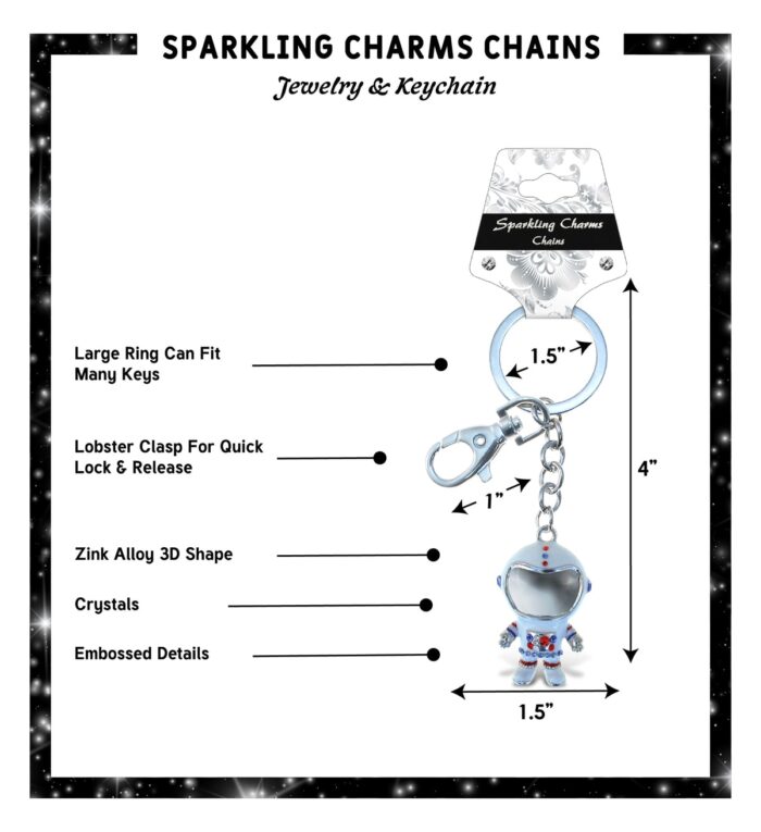 Astronaut - Sparkling Charms - Image 2