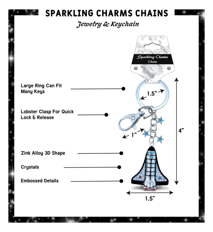 Space Shuttle - Sparkling Charms - Image 2