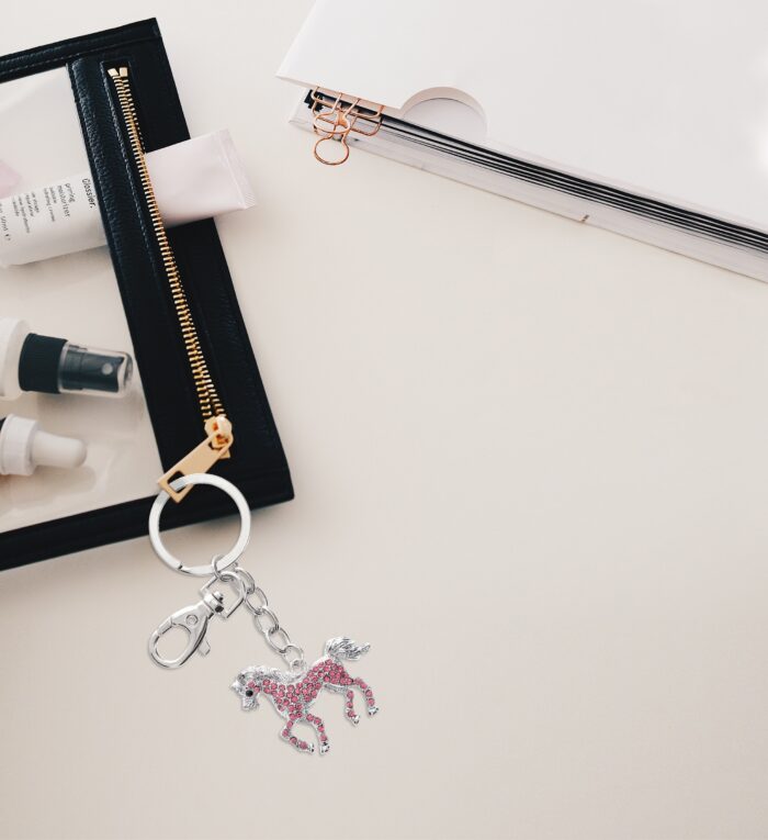 Pink Horse Keychain - Sparkling Charms - Image 6