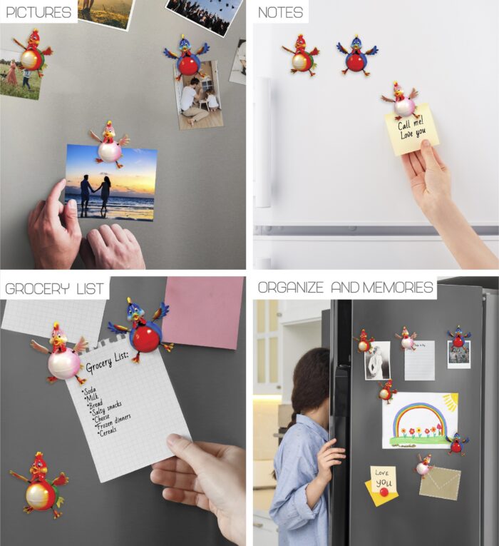 Fat Rooster - Bobble Magnet - Image 3