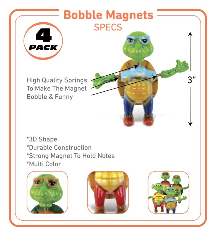 Cool Sea Turtle - Bobble Magnet - Image 2