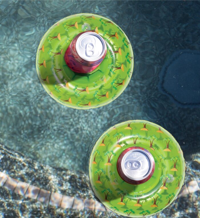 Cota Global Pool Party Palm Tree Drink Holder - Set Of 4 - Image 4