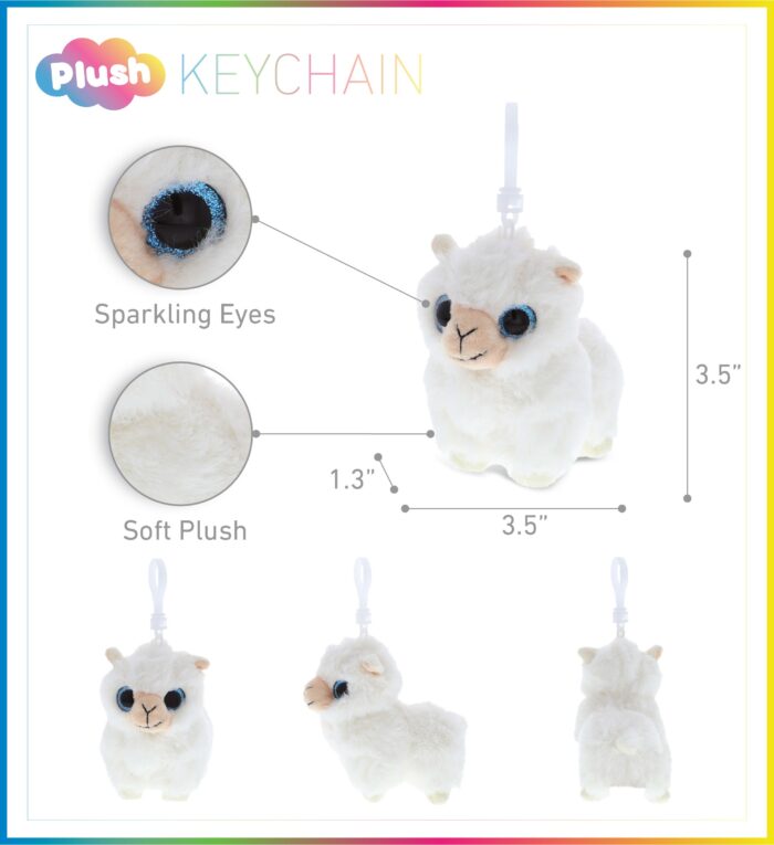 Llama - Big Eye Keychain - Image 2