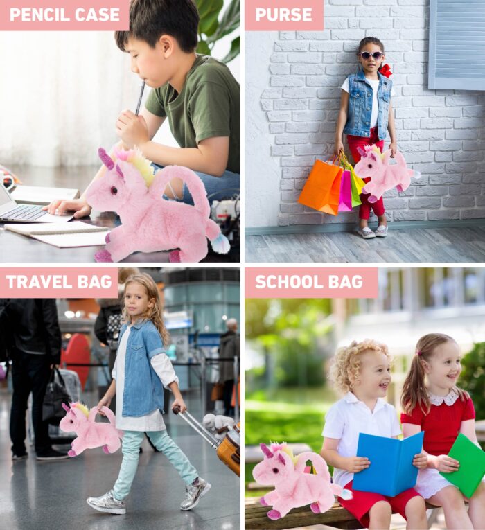 Unicorn - Super-Soft Plush Hand Bag - Image 3