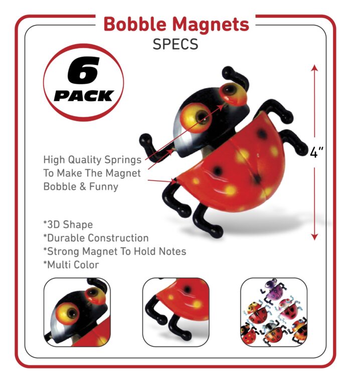 Lady Bug - Bobble Magnet - Image 2