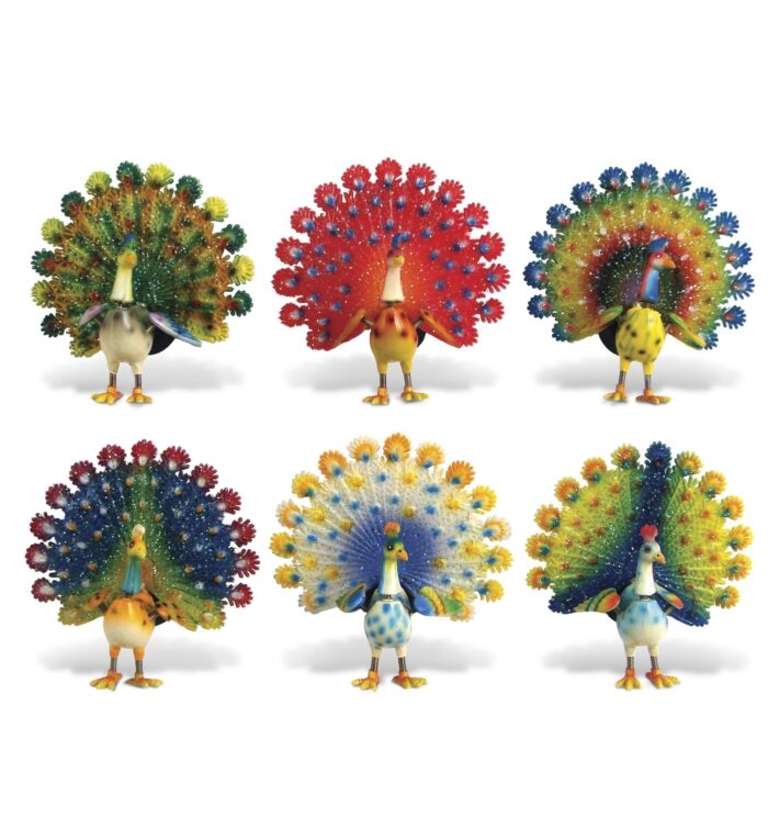 Peacock - Bobble Magnet