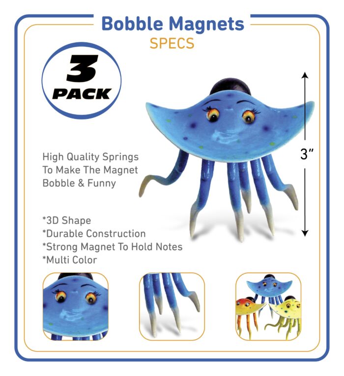 Jelly Fish - Bobble Magnet - Image 2