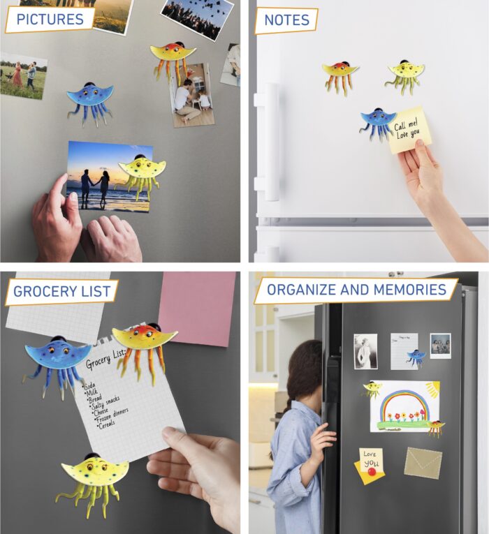 Jelly Fish - Bobble Magnet - Image 3