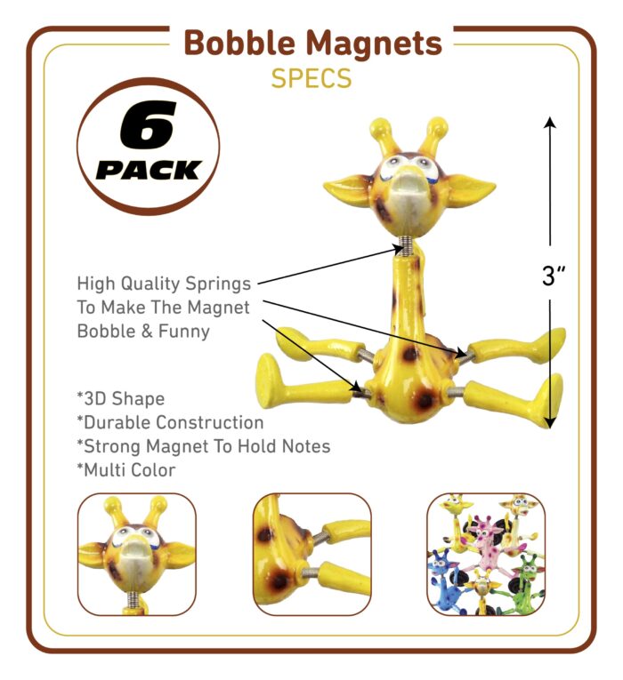 Giraffe - Bobble Magnet - Image 2