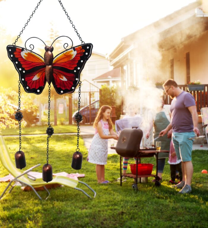 Red Butterfly - Wind Chime - Image 4