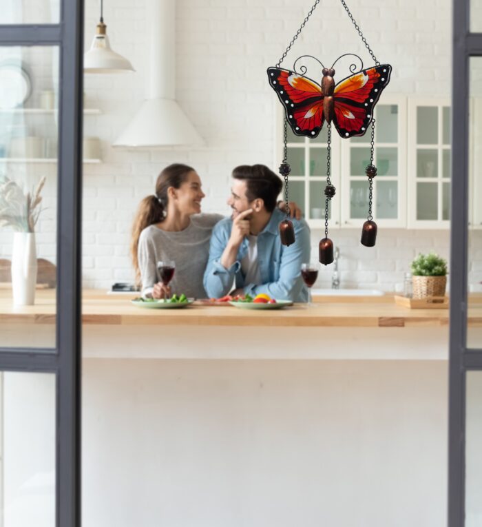 Red Butterfly - Wind Chime - Image 5