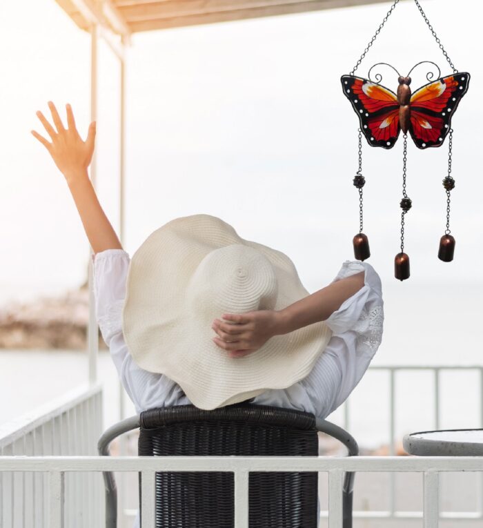Red Butterfly - Wind Chime - Image 6