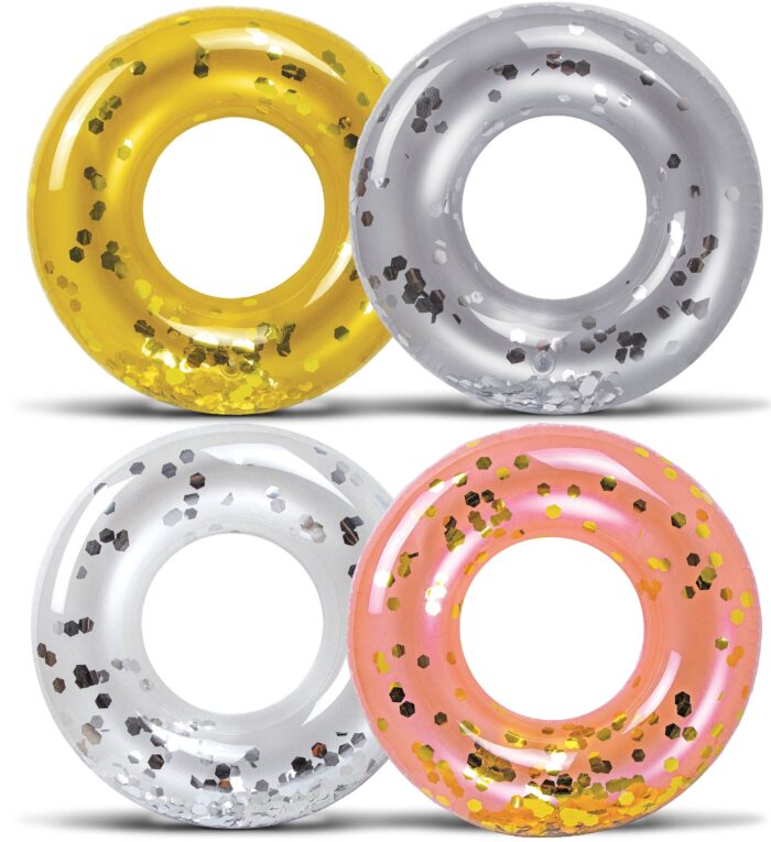 Kids Assorted Pool Tube - Set Of 4 - Poza