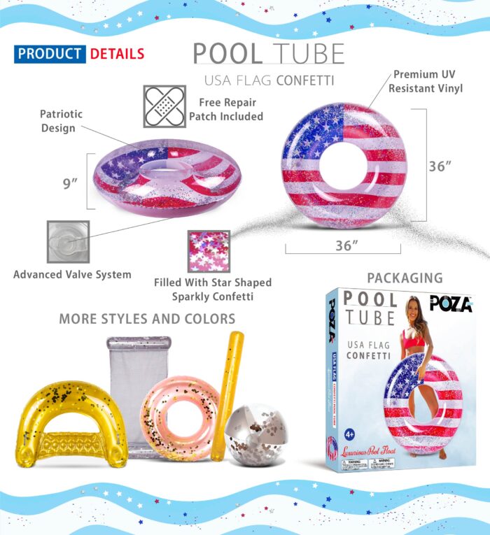 Usa Flag Pool Tube - Poza - Image 2