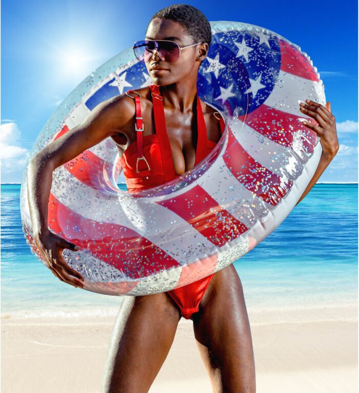 Usa Flag Pool Tube - Poza - Image 4