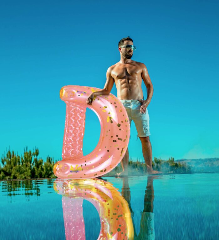 Rose Gold Pool Chair - Poza - Image 7
