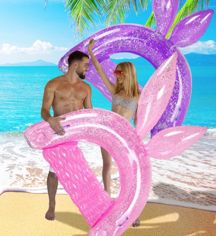 Pink Bunny Pool Chair - Poza - Image 5