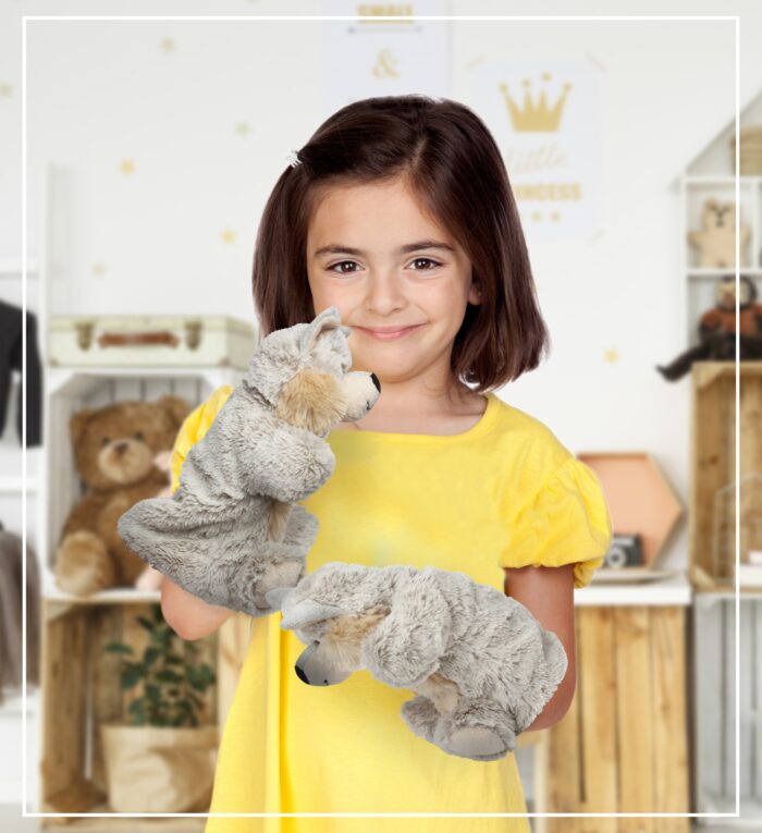 Wolf - Super Soft Plush Hand Puppet - Image 6