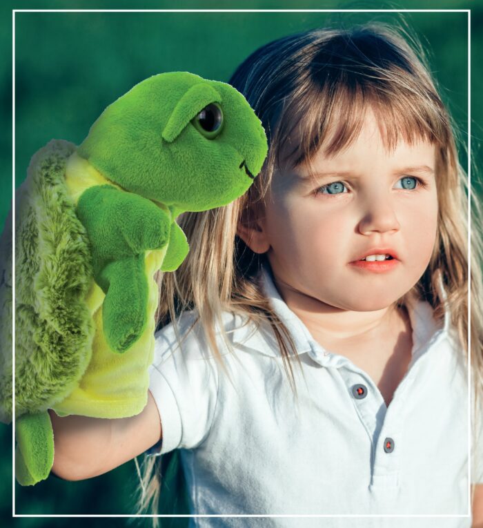 Sea Turtle - Super Soft Plush Hand Puppet - Image 7