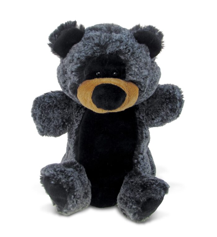 Black Bear - Super Soft Plush Hand Puppet