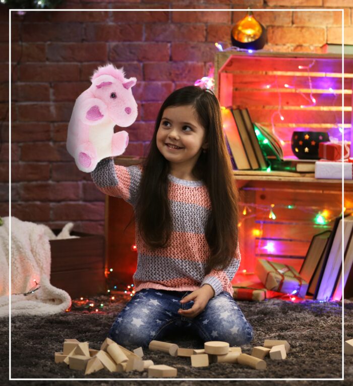 Unicorn - Super Soft Plush Hand Puppet - Image 4