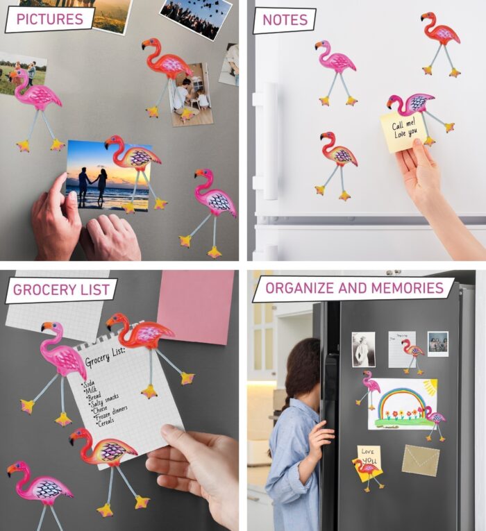 Flamingo - Springy Magnet - Image 3