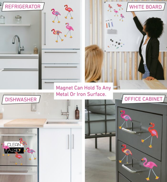 Flamingo - Springy Magnet - Image 4