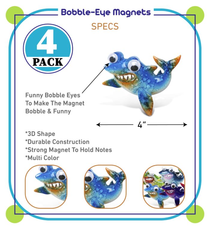 Shark - Bobble-Eye Magnet - Image 2