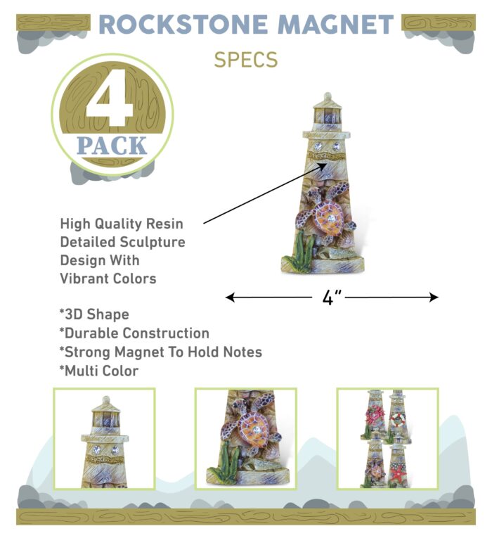 Lighthouse - Rockstone Magnet - Image 2