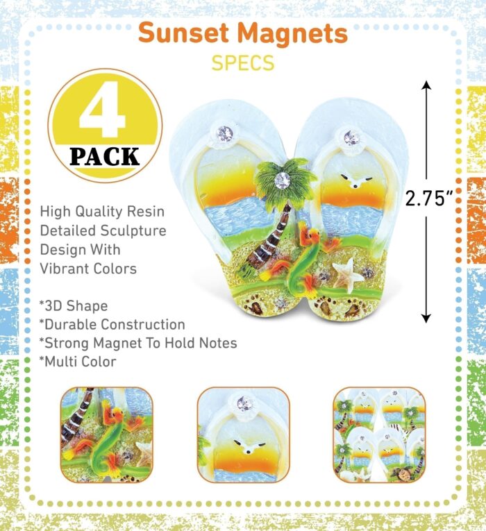 Flip Flops - Sunset Magnets - Image 2