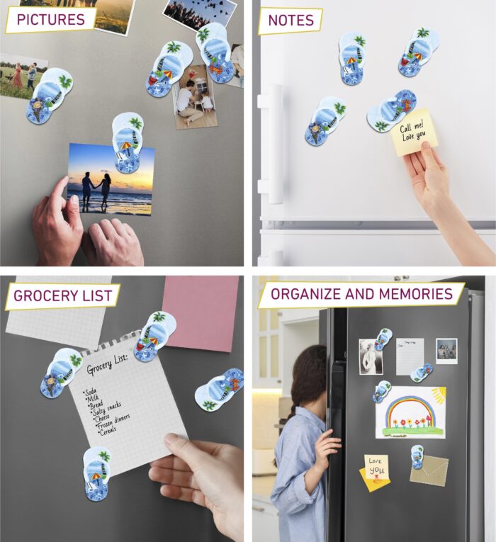 Flip Flop - Blue Sand Magnets - Image 3