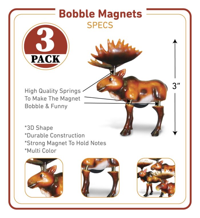 Wild Moose - Bobble Magnet - Image 2