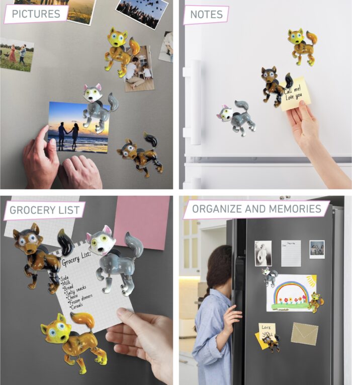 Wolf - Bobble Magnet - Image 3