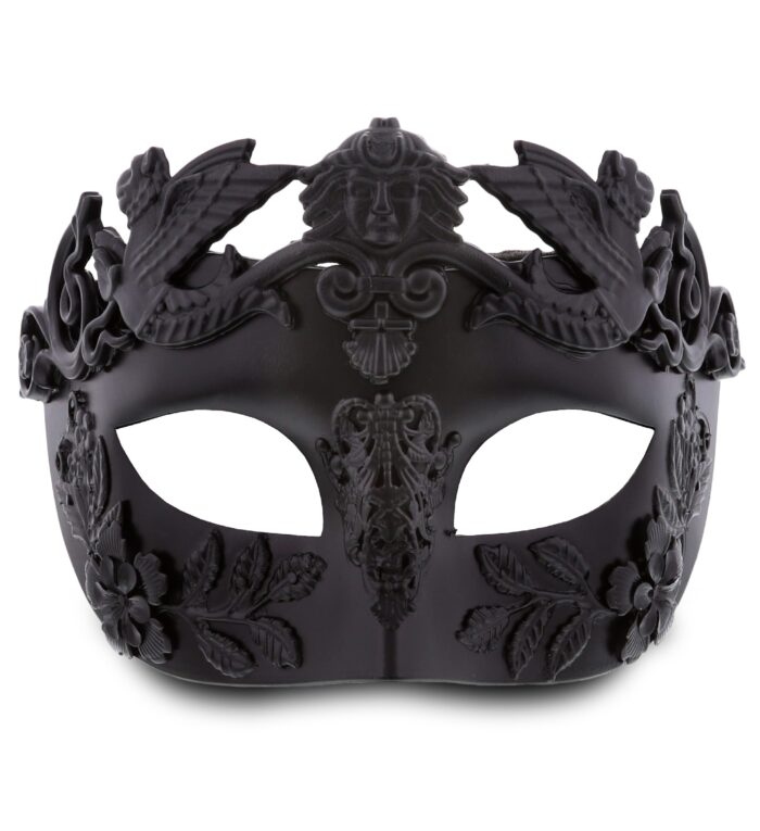 Venetian Royal Masquerade Ball Mask - Black - Steampunk