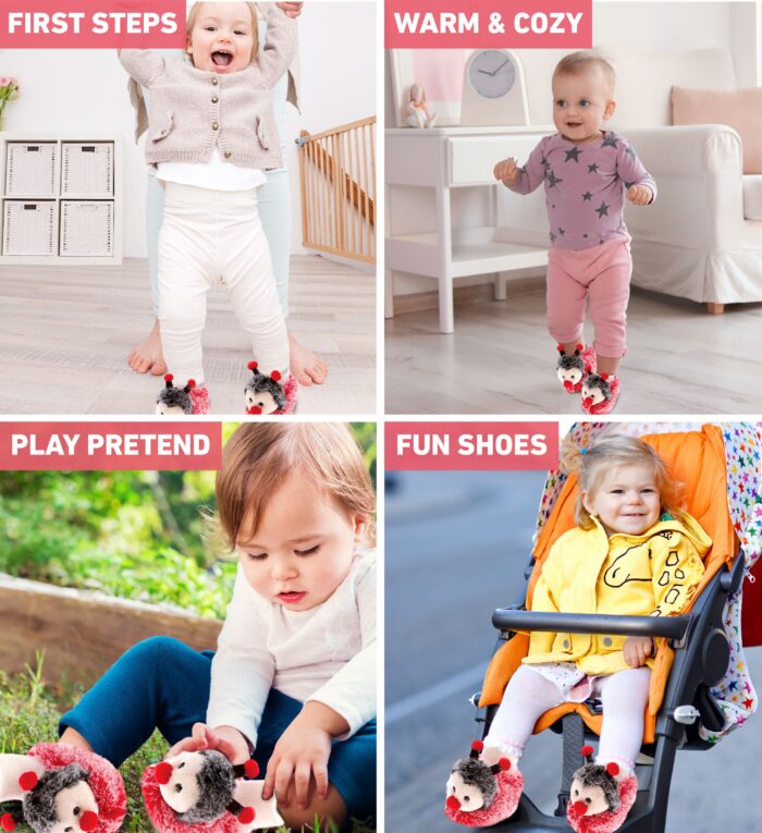Ladybug - Super Soft Plush Baby Shoes - Image 3