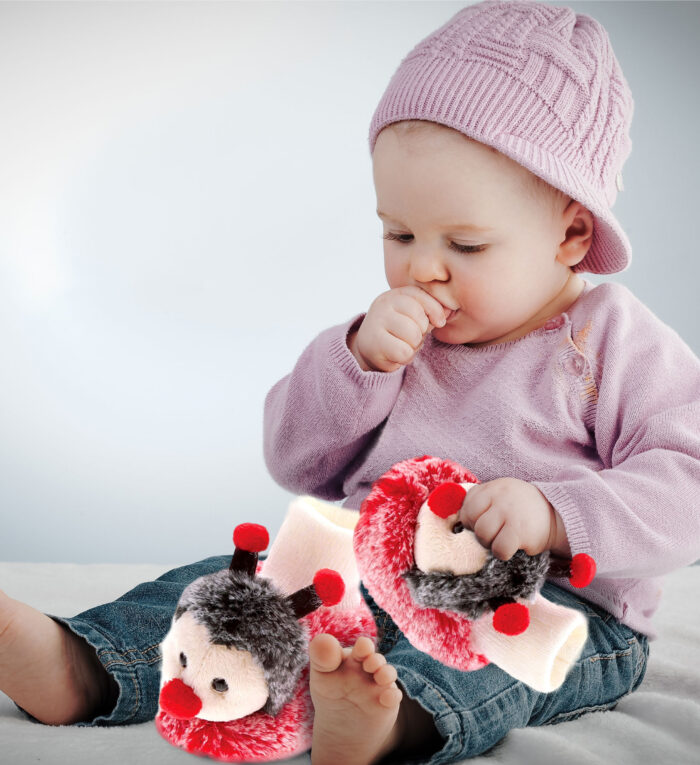 Ladybug - Super Soft Plush Baby Shoes - Image 4