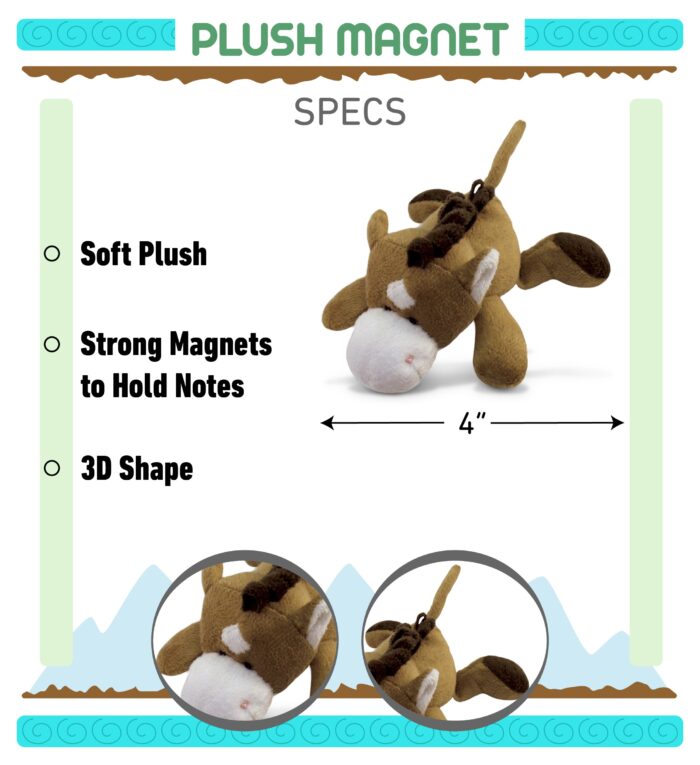 Horse - Plush Magnet - Image 2