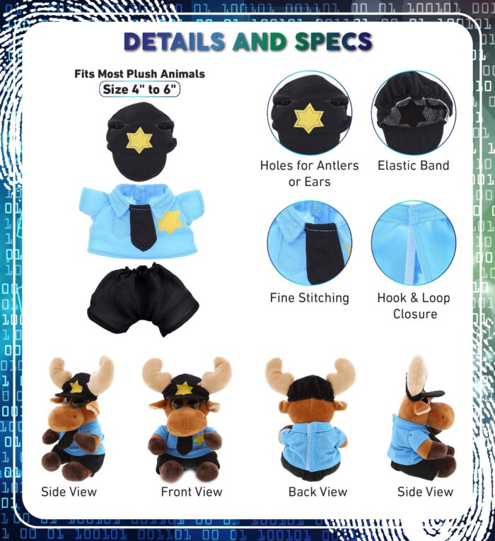 Small - Police Dress Up Set - Image 2
