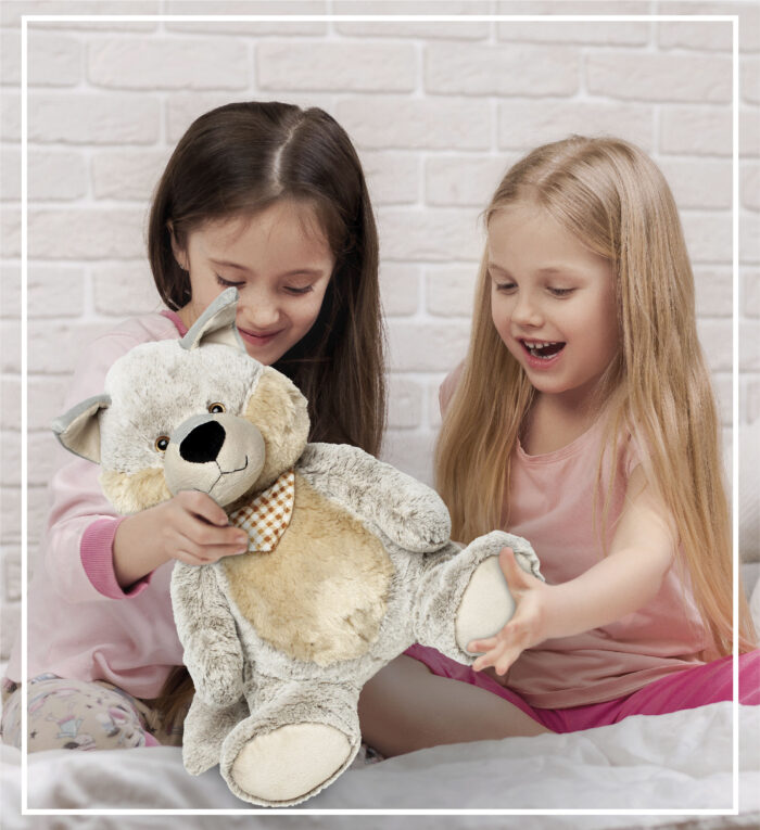 Sitting Grey Wolf Xl - Super Soft Plush - Image 7