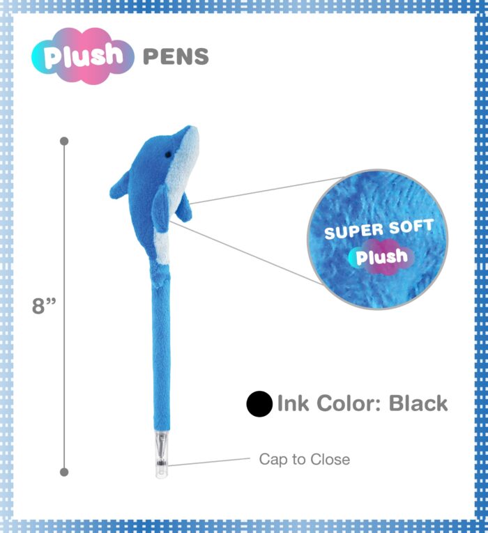 Dolphin - Plush Pen - Image 2