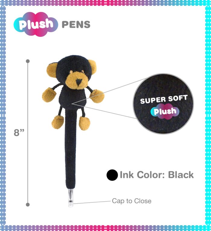 Black Bear - Plush Pen - Image 2