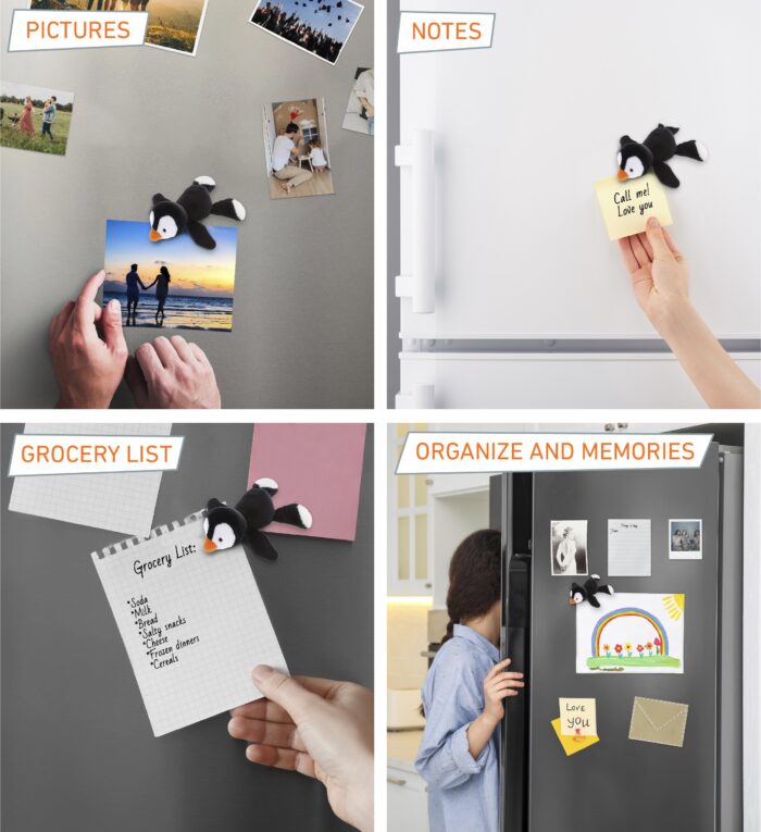 Penguin - Plush Magnet - Image 3