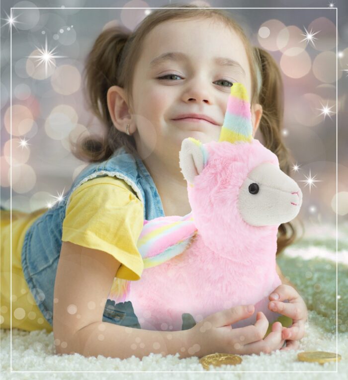 Pink Flying Llamacorn - Super Soft Plush - Image 7