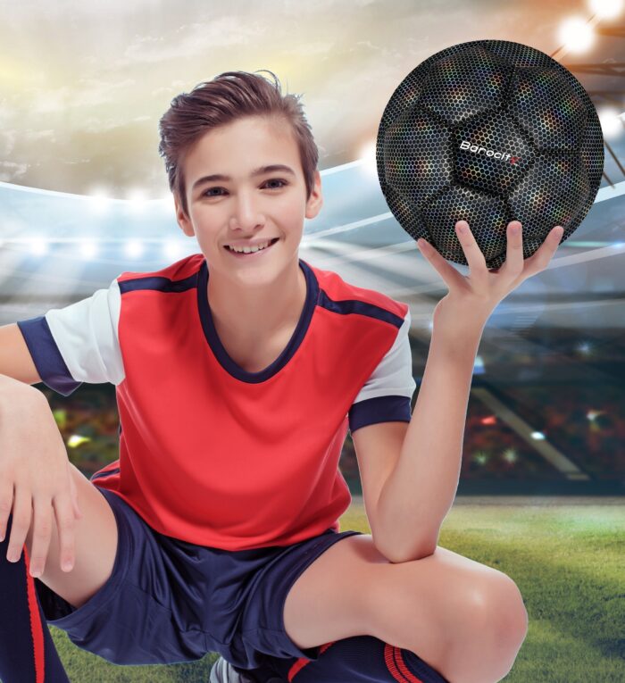 Black Modern Pattern - Size 4 - Soccer Ball - Image 5