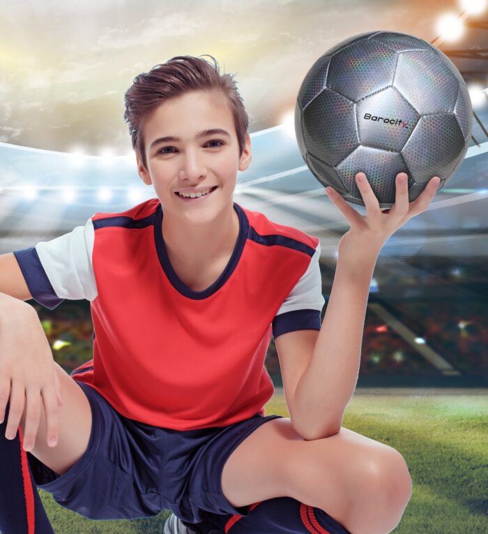 Silver Modern Pattern - Size 5 - Soccer Ball - Image 5
