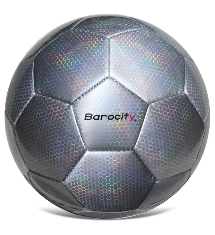 Silver Modern Pattern - Size 5 - Soccer Ball