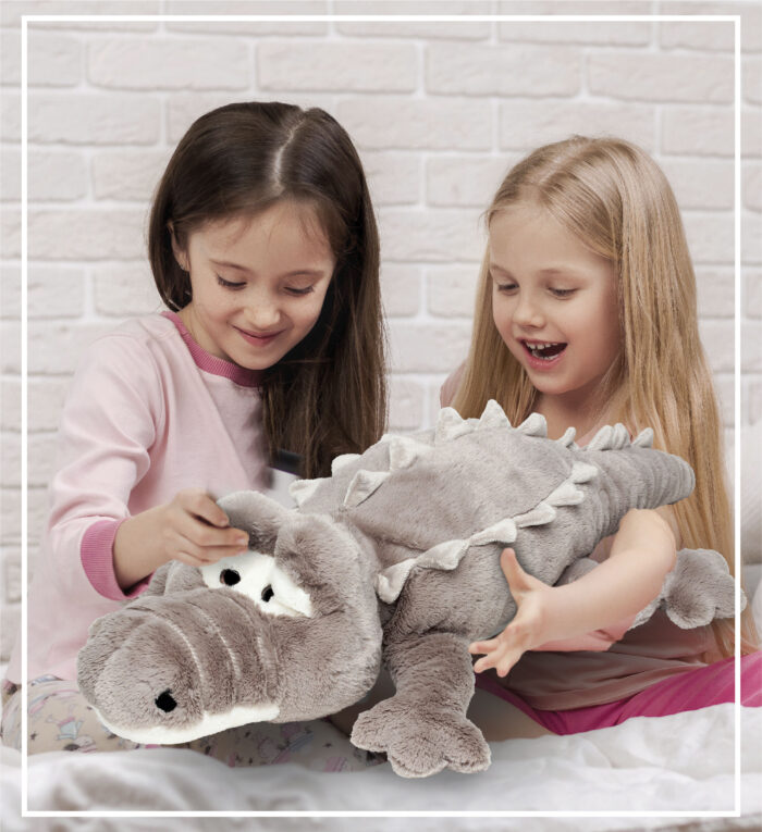 Xl Grey Alligator - Stylish Plush Pillow - Image 7