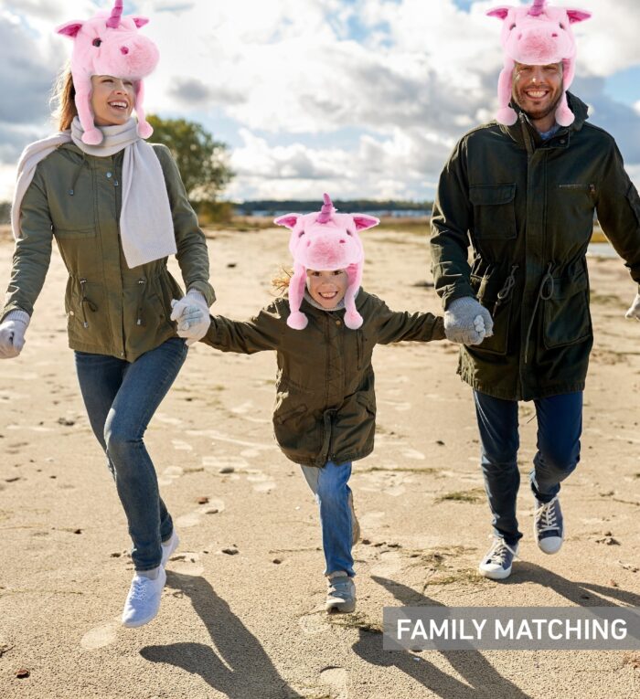 Pink Unicorn - Super Soft Plush Hat - Image 5