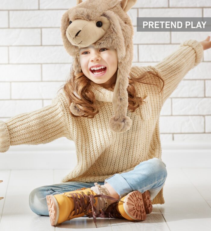 Brown Llama - Super Soft Plush Hat - Image 7